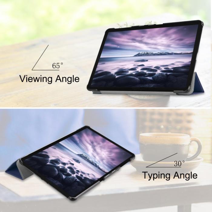 OEM - Tri-fold Fodral för Samsung Galaxy Tab A 10.5 - Mörkblå