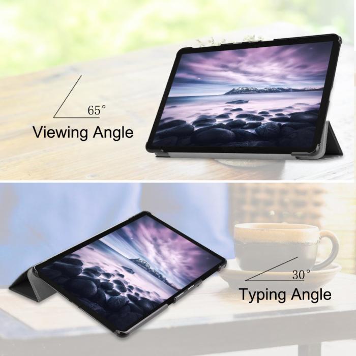 OEM - Tri-fold Fodral för Samsung Galaxy Tab A 10.5 - Svart