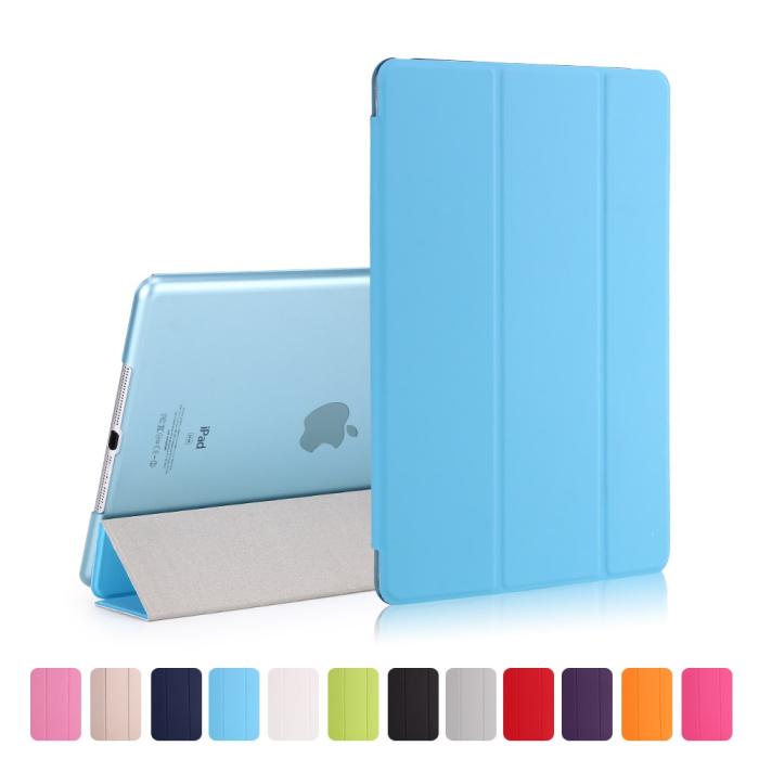OEM - Tri-fold fodral till iPad 9.7 2017. Ljusblå