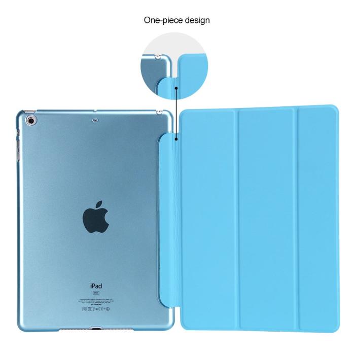 OEM - Tri-fold fodral till iPad 9.7 2017. Ljusblå