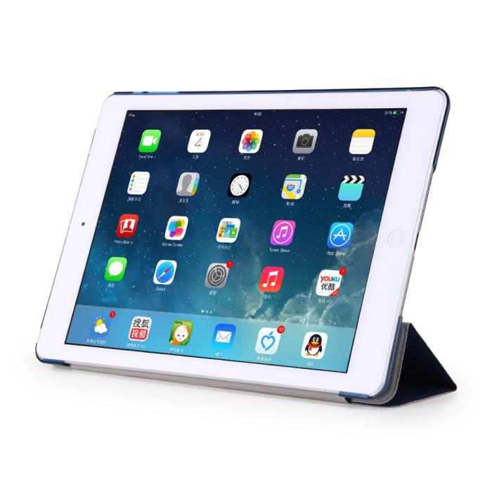 OEM - Tri-fold fodral till iPad 9.7 2017. Mörkblå
