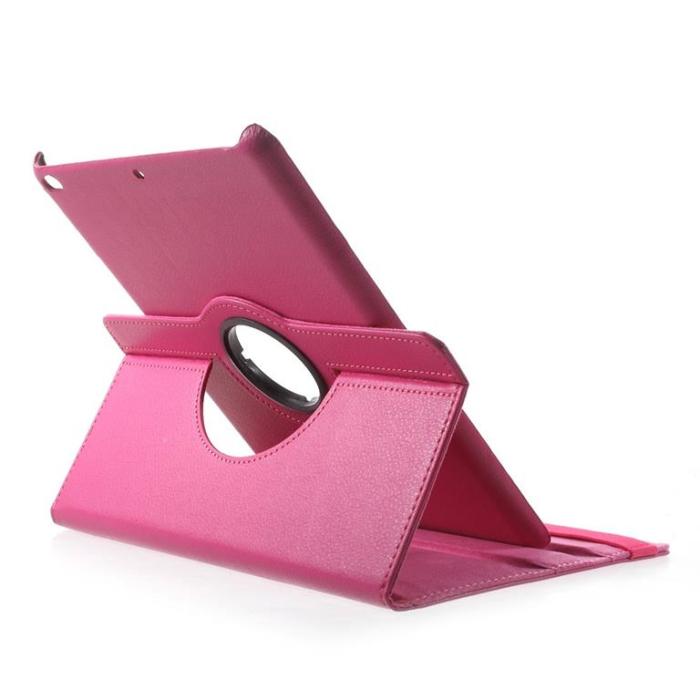 OEM - iPad 9.7 (2017/2018/Air/Air2) Fodral Litchi - Rosa
