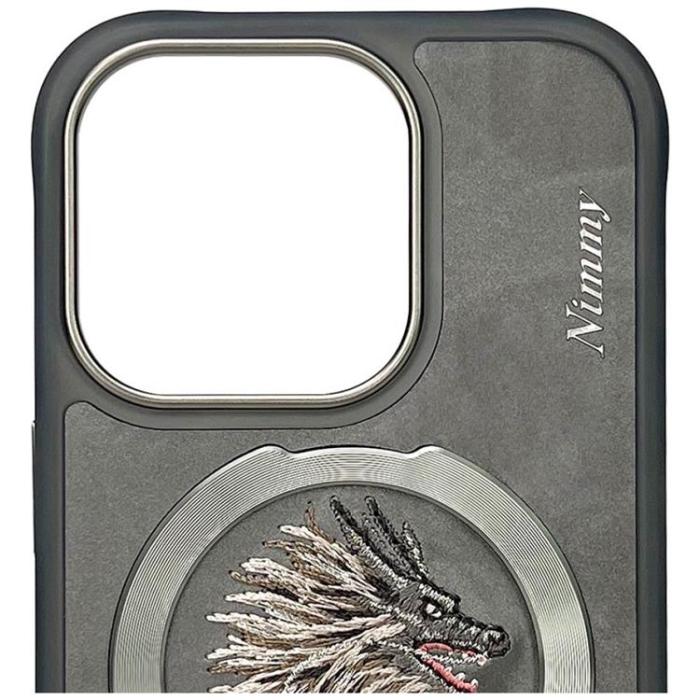 NIMMY - Nimmy iPhone 16 Pro Mobilskal MagSafe Dragon - Grå