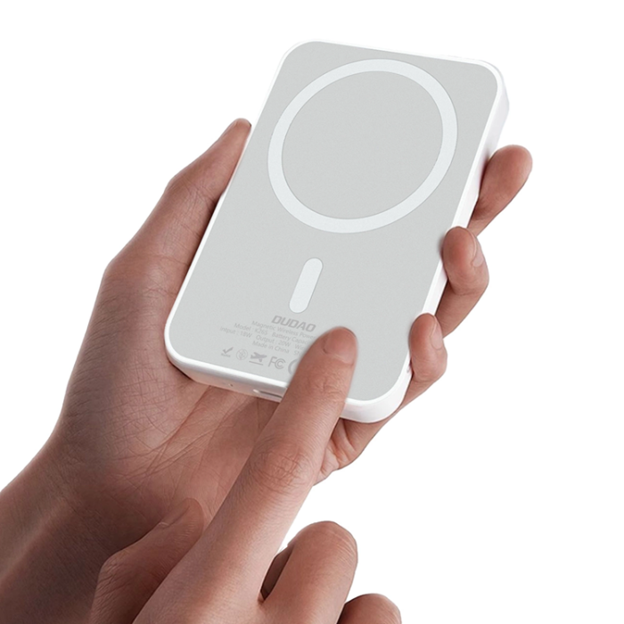 Dudao - Dudao MagSafe Powerbank 10000mAh 20W USB-A/USB-C - Vit
