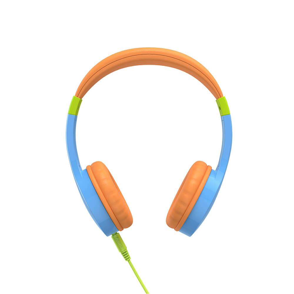HAMA Hörlur Teens Guard On-Ear Kabelansluten 85dB - Blå | 505771 | AlltMobil
