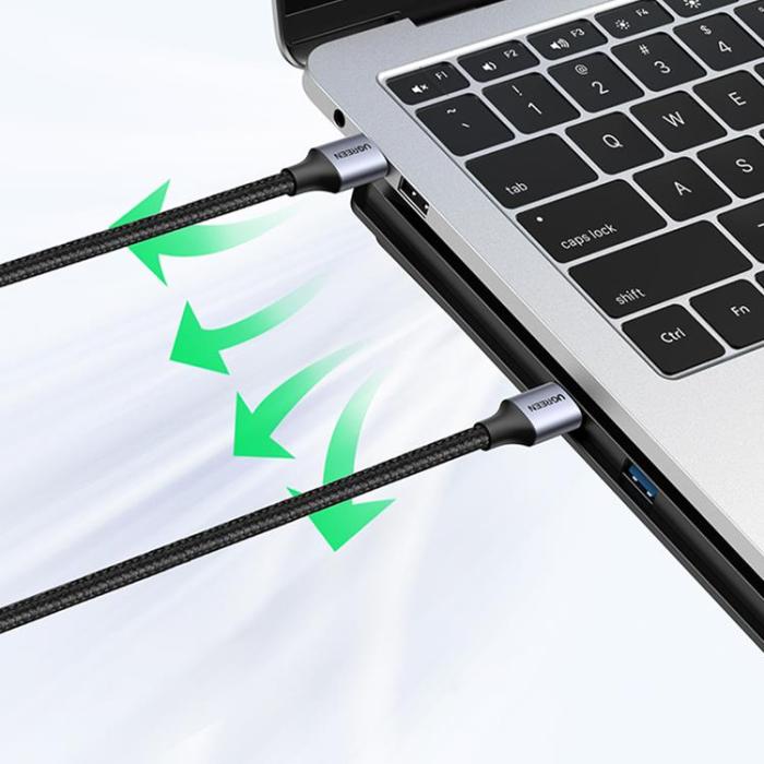Ugreen - Ugreen USB-A Till USB-A Kabel 0.5m - Grå