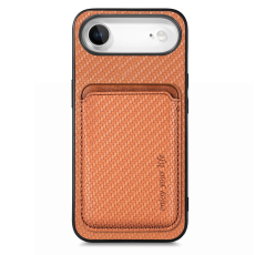A-One Brand - iPhone Air Mobilskal Detachable Korthållare - Brun