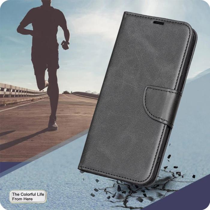 OEM - Samsung Galaxy A37 Plånboksfodral Konstläder Stötbeständig - Svart