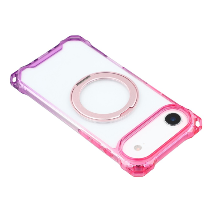 A-One Brand - iPhone Air Mobilskal MagSafe Kickstand - Gradient Rosa/Lila