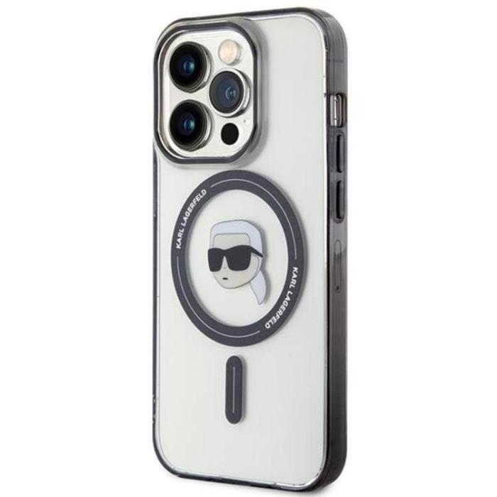 KARL LAGERFELD - KARL LAGERFELD iPhone 15 Pro Max Mobilskal Magsafe Karl's Head