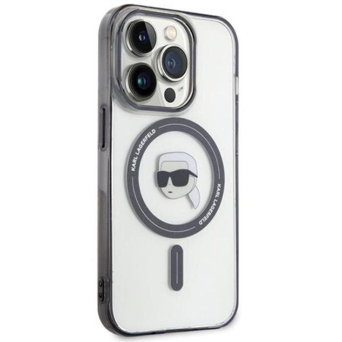 KARL LAGERFELD - KARL LAGERFELD iPhone 15 Pro Max Mobilskal Magsafe Karl's Head