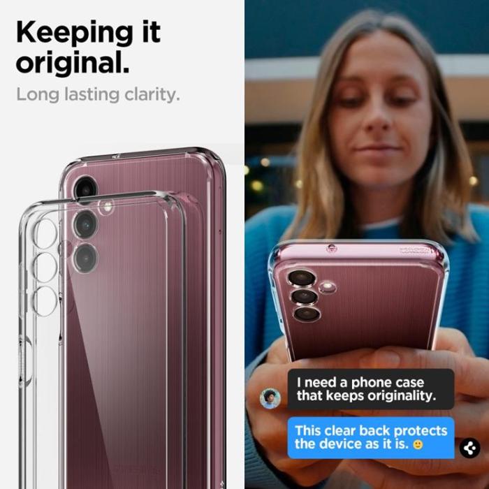 UTGATT - Spigen Galaxy A14 4G Mobilskal Ultra Hybrid - Crystal Clear
