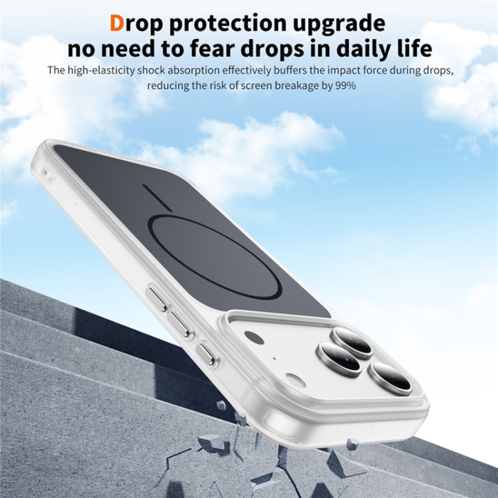 A-One Brand - iPhone 17 Pro Mobilskal MagSafe Skin Touch TPU PC