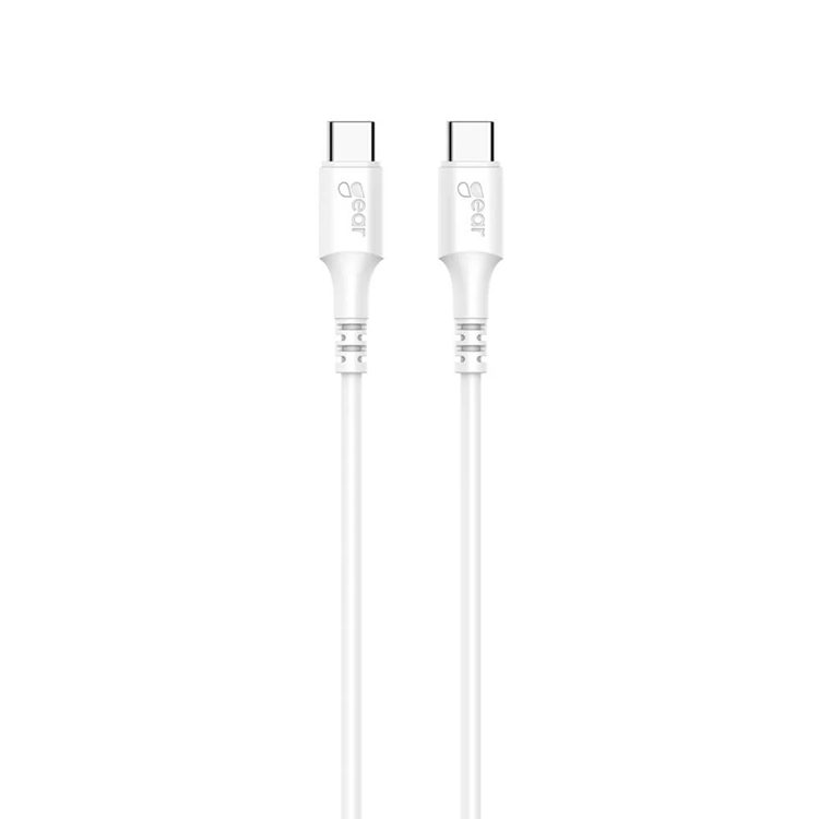Gear USB-C Till USB-C 2.0 0.5m Kabel - Vit | 3541 | AlltMobil