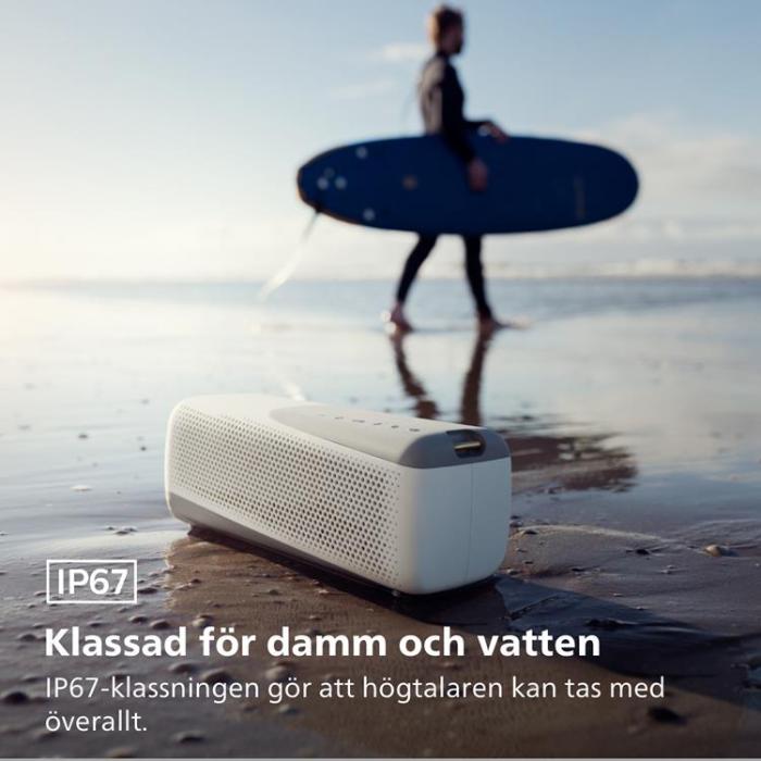 Philips - Philips GO Trådlös Högtalare TAS4807 - Vit