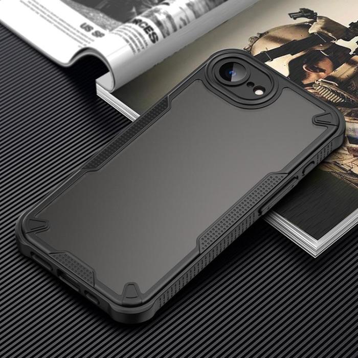 OEM - iPhone 16e Mobilskal Defender Matt - Svart