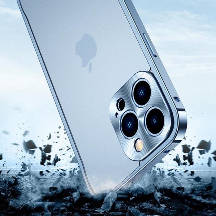 OEM - iPhone 14 Plus Skal Metall Slim - Svart