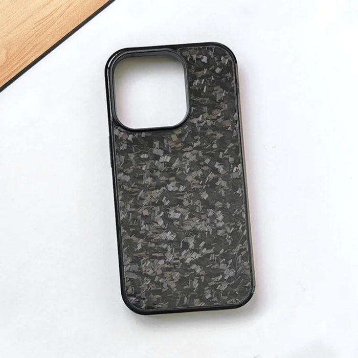 A-One Brand - iPhone 15 Pro Mobilskal Aramid Fiber Forged - Svart