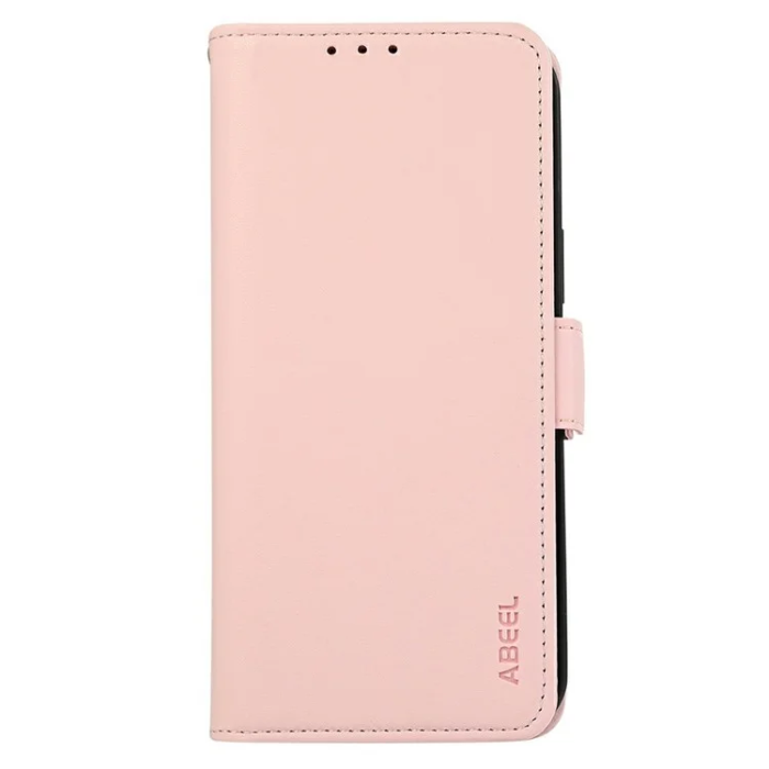 ABEEL - ABEEL iPhone 17 Pro Max Plånboksfodral Läder RFID Skydd