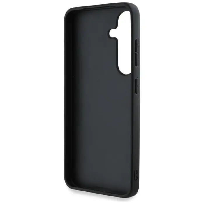 KARL LAGERFELD - Karl Lagerfeld Galaxy S25 Mobilskal Läder Monogram Karl Head - Svart