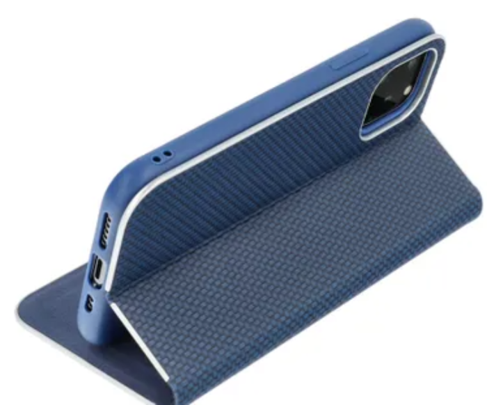 OEM - Galaxy S24 Plånboksfodral Luna Carbon - Blå