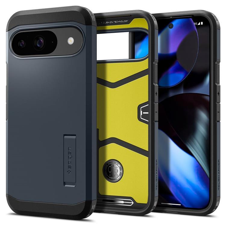 Spigen Google Pixel 9/9 Pro Mobilskal Tough Armor - Metal Slate | 2353 | AlltMobil