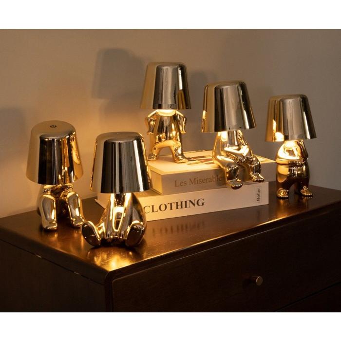 OEM - Bordslampa Vid Sängen GOLD MAN Seat (model 6) MLTL
