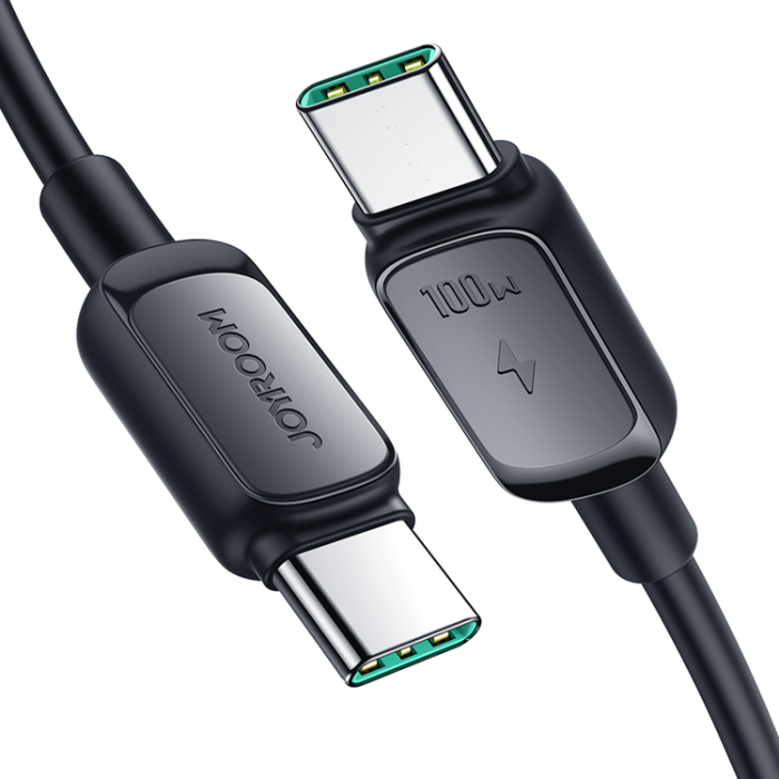 Joyroom - Joyroom USB-C till USB-C kabel 100W 1.2m - Svart