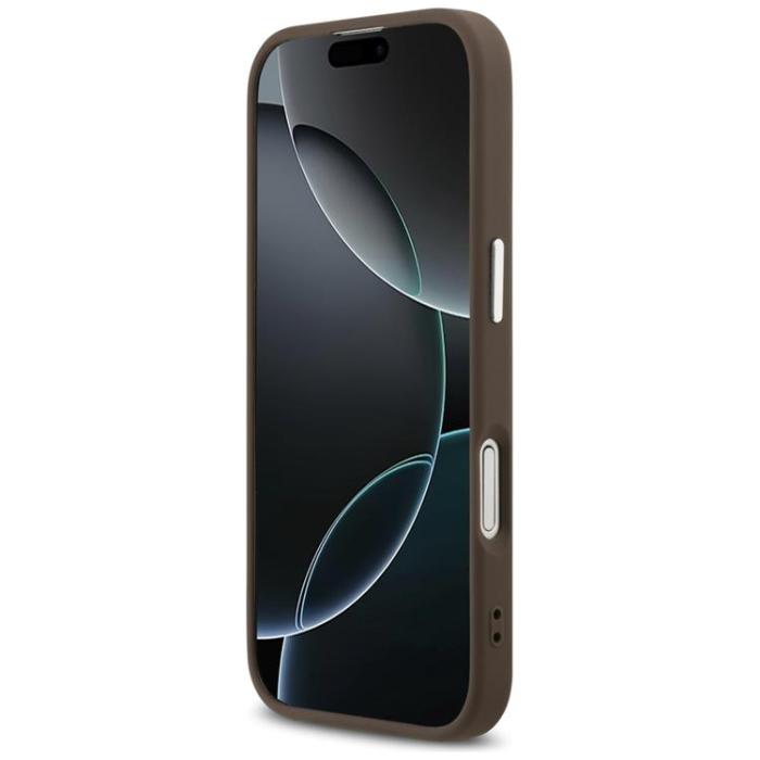 Guess - Guess iPhone 17 Mobilskal MagSafe 4G Triangle Logo - Brun