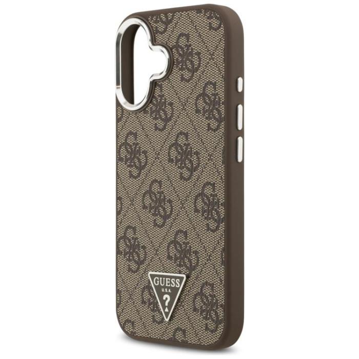Guess - Guess iPhone 17 Mobilskal MagSafe 4G Triangle Logo - Brun