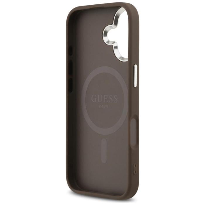 Guess - Guess iPhone 17 Mobilskal MagSafe 4G Triangle Logo - Brun