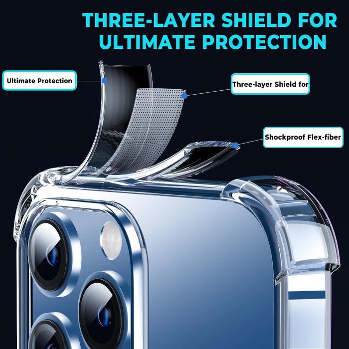 Boom of Sweden - BOOM iPhone 15 Pro Max Mobilskal Shockproof TPU - Clear