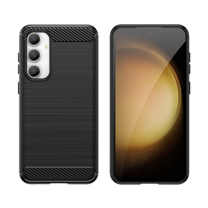 OEM - Galaxy S23 FE Mobilskal Flexible Carbon - Svart