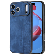 AZNS - AZNS iPhone 17 Pro Max Mobilskal PU-Läder TPU - Blå