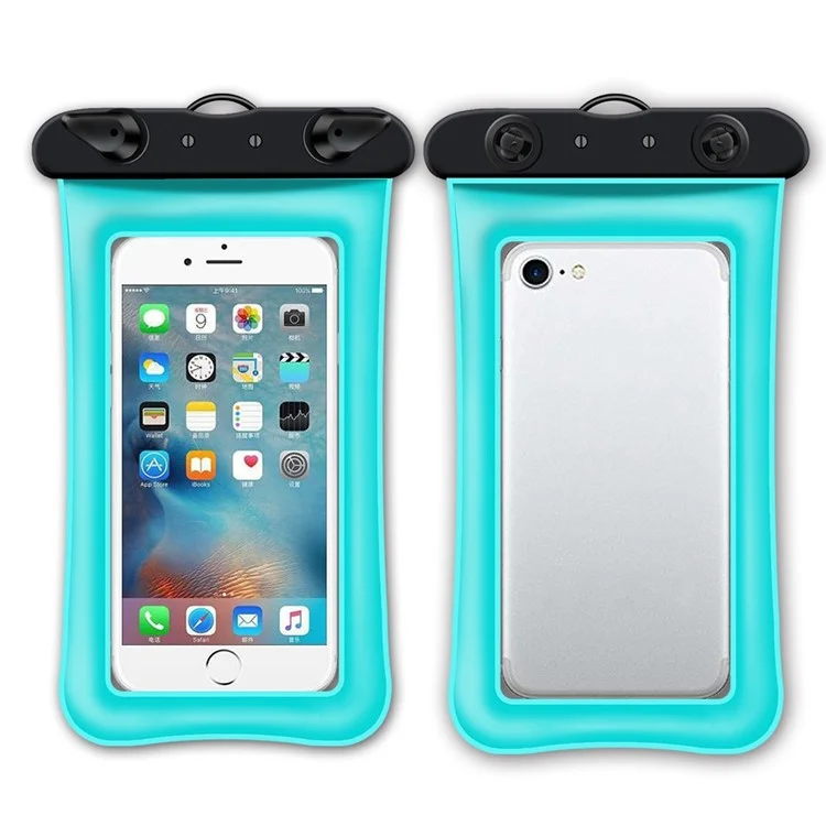 Vattentät Mobilfodral max 7.2"""" med Snöre - Sjö Blå | 2353 | AlltMobil