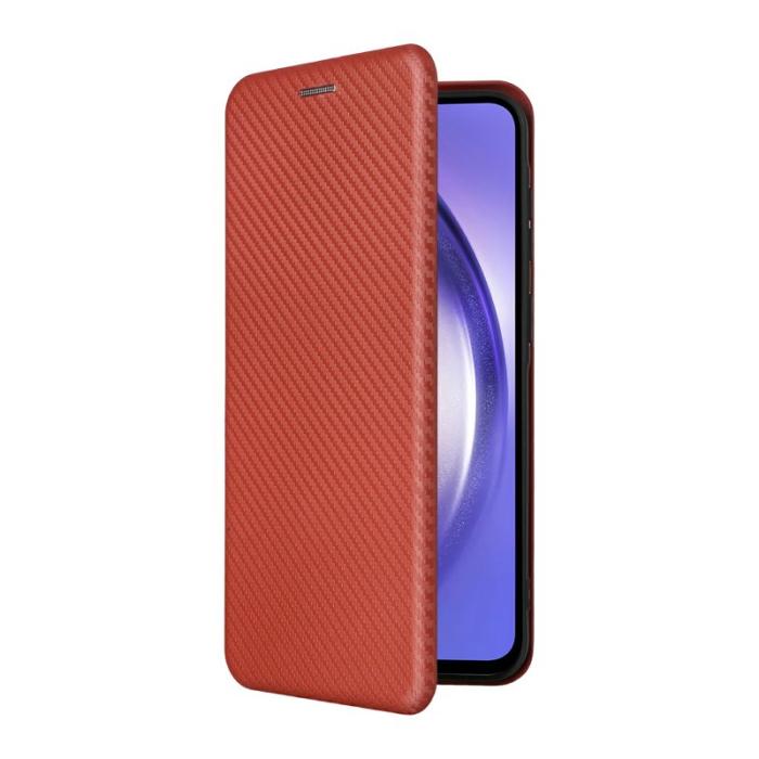OEM - Mobilskal till Samsung Galaxy A57 PU Läder Drop-Skydd - Brun