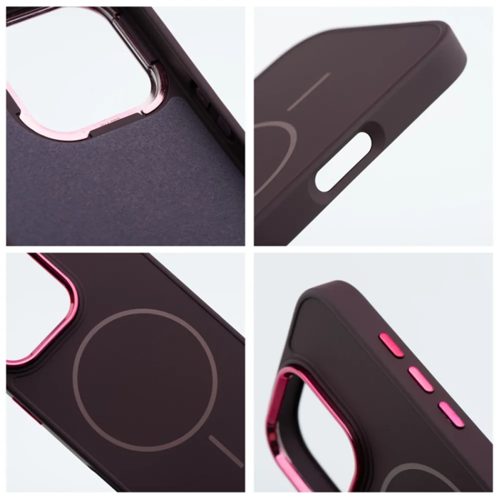 A-One Brand - iPhone 17 Mobilskal Magsafe Frame - Lila