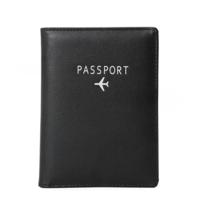 A-One Brand - Passhållare Plånbok RFID Korthållare PU-läder - Svart