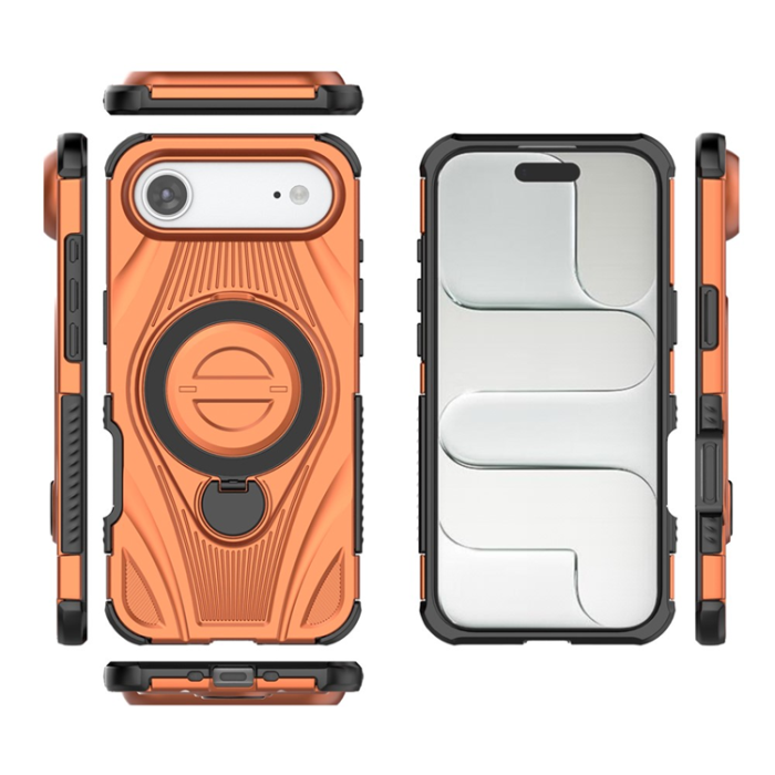 A-One Brand - iPhone Air Mobilskal MagSafe Magnetic Kickstand - Orange