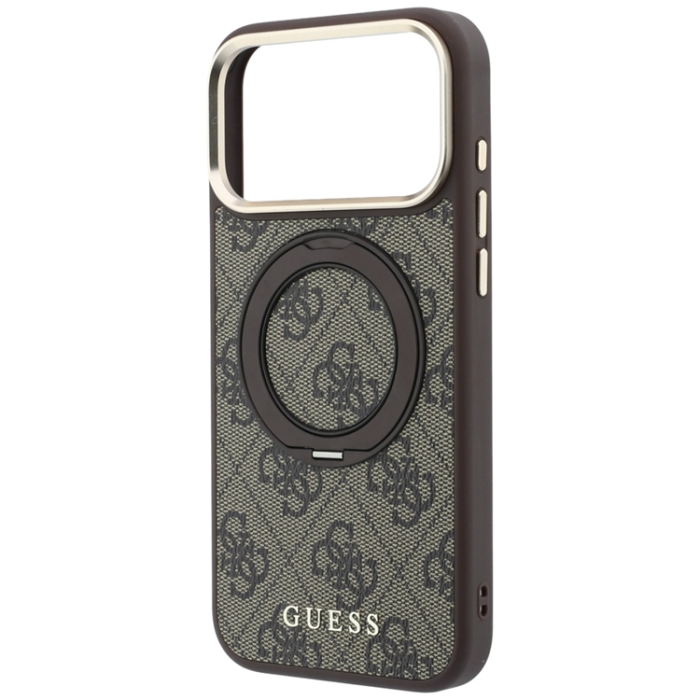 Guess - Guess Mobilskal För iPhone 18 Pro/17 Pro Magsafe Ringhållare 360 4G Classic Logo