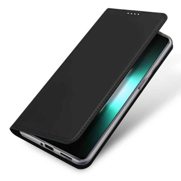 Dux Ducis - Dux Ducis Realme GT3/GT Neo 5 Plånboksfodral Skin Pro - Svart