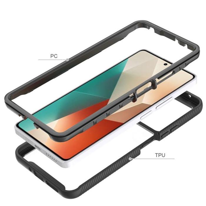 Tech-Protect - Tech-Protect Xiaomi Redmi Note 13 5G Mobilskal Defense360 -Svart