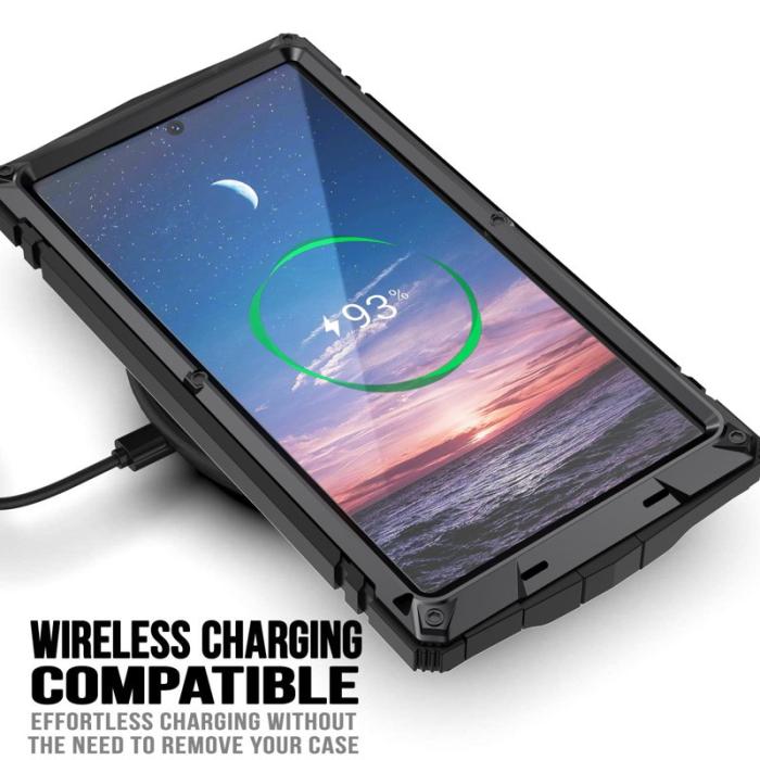 R-JUST - R-JUST Mobilskal till Galaxy S24 Ultra Full Protection Svart
