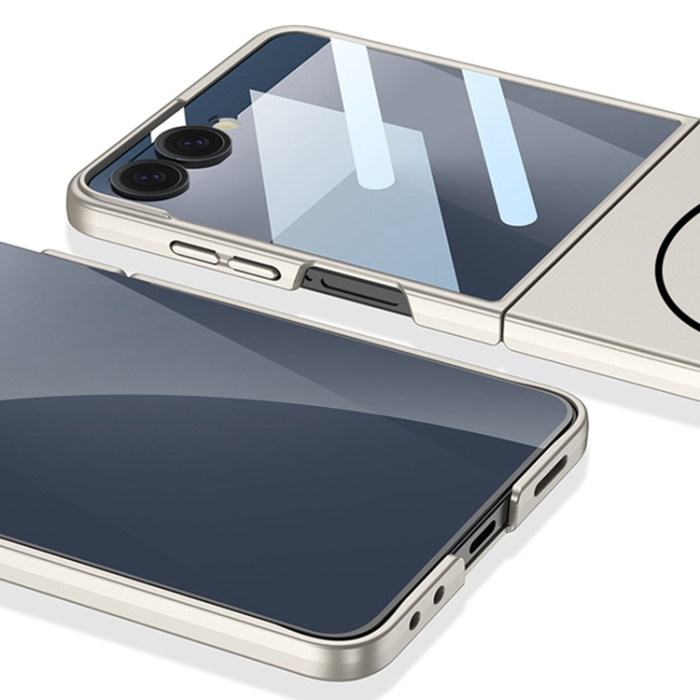 GKK - GKK Galaxy Z Flip 7 Mobilskal MagSafe Ultra Slim - Titan Grå