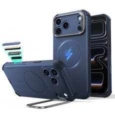ESR - ESR Mobilskal F&ouml;r iPhone 17 Pro Max/18 Pro Max Magsafe Cyber Tough Kickstand