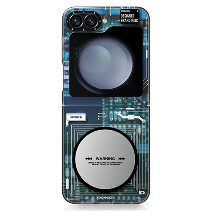 YOUNGKIT - YOUNGKIT Galaxy Z Flip 6/7 FE Mobilskal MagSafe IMD - Grå