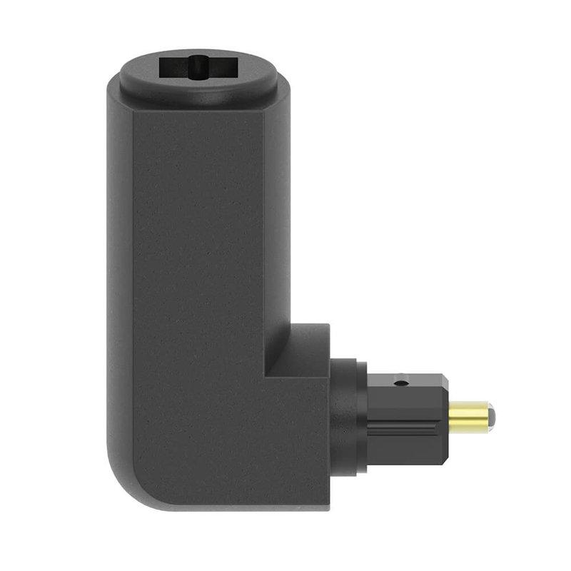 HAMA Adapter ODT Toslink Kontakt Till Uttag Vinklad