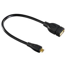 Hama - HAMA Adapter USB-Micro OTG Hona-Hane Guld Svart