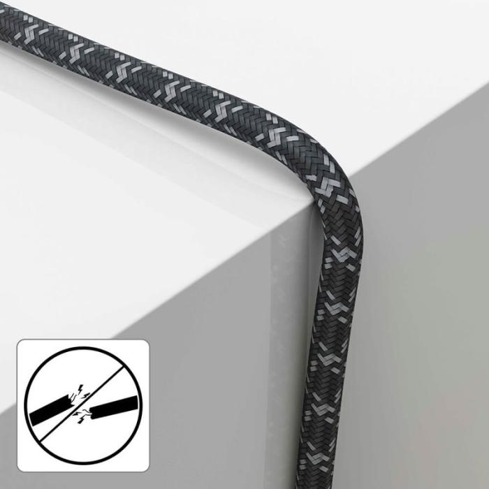 Hama - HAMA Antennkabel 120dB Svart/Grå 5.0m