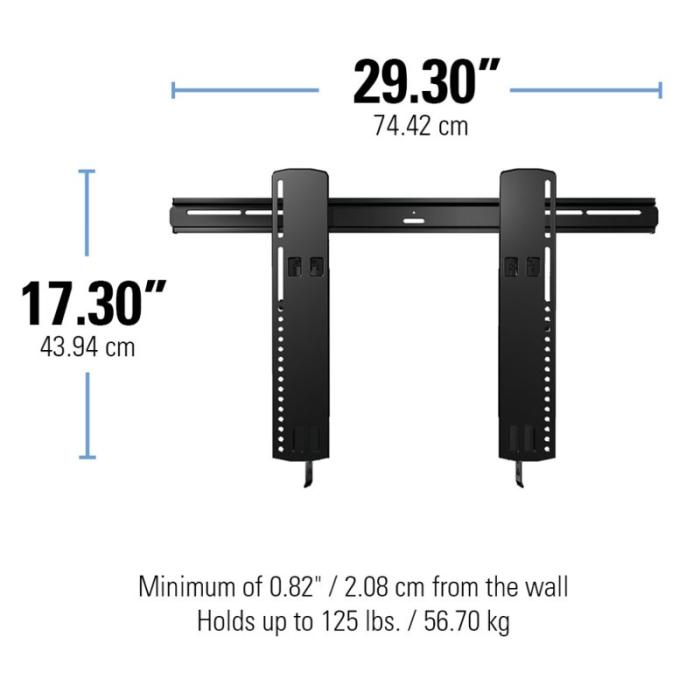 Sanus - SANUS Väggfäste 51-80 VLT16-B2 Superslim